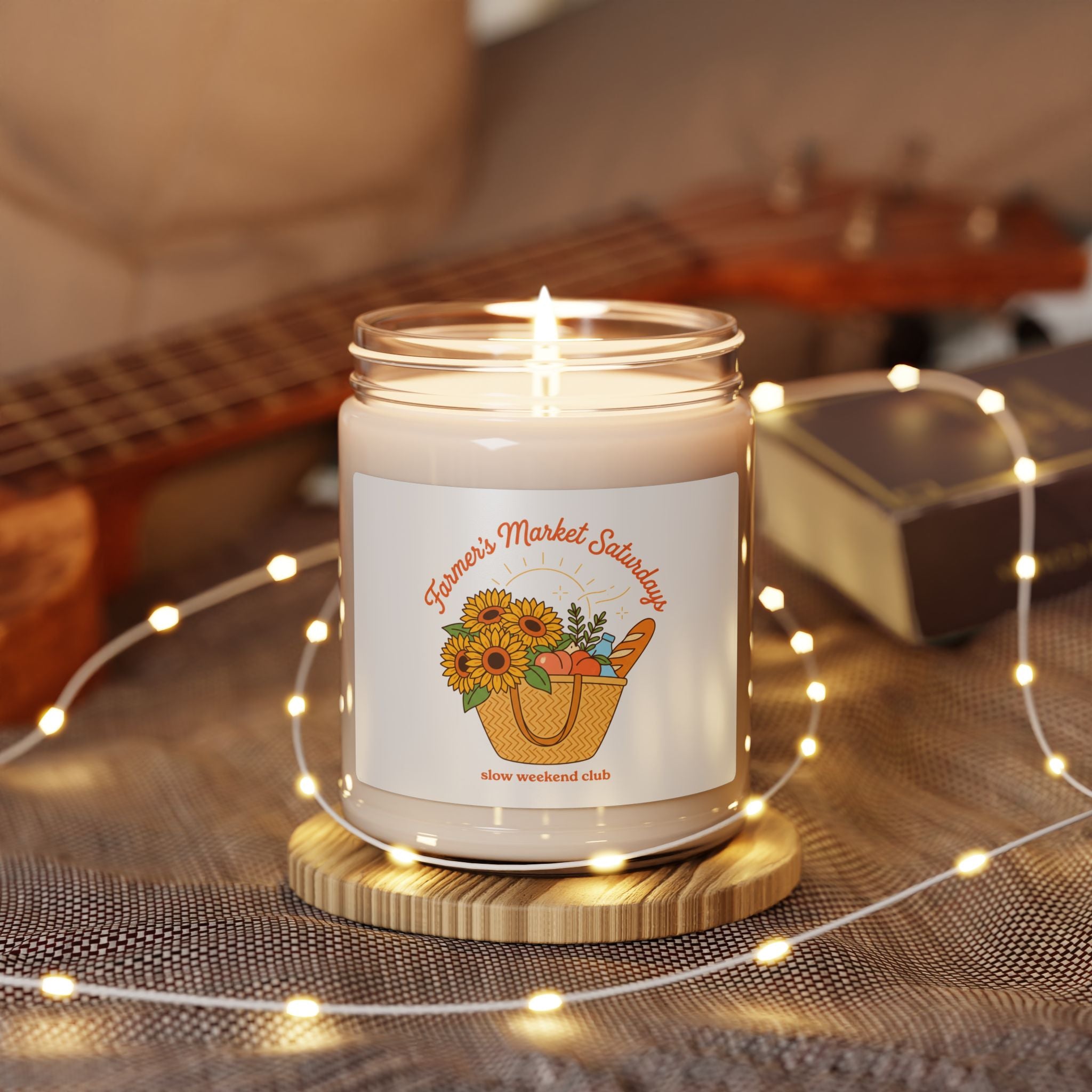 Farmers Market Saturdays Candle | summer aesthetic, sunny coastal vibes