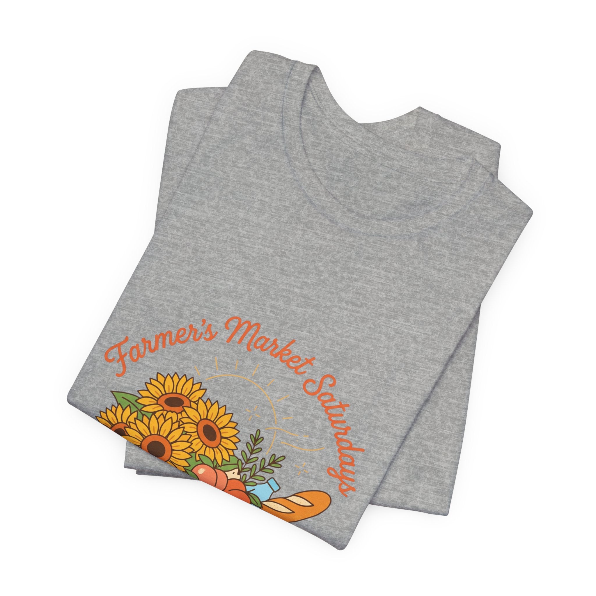 Farmers Market Basket Tee | summer aesthetic, hand-drawn coastal vibes