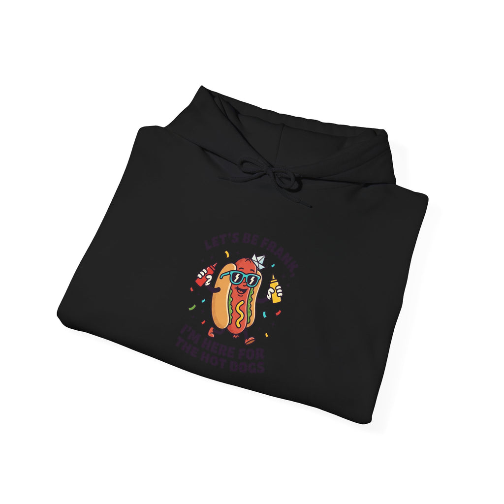 Let's Be Frank hot dog jokes Hoodie | BBQ, Fourth of July, patriotic grill humor