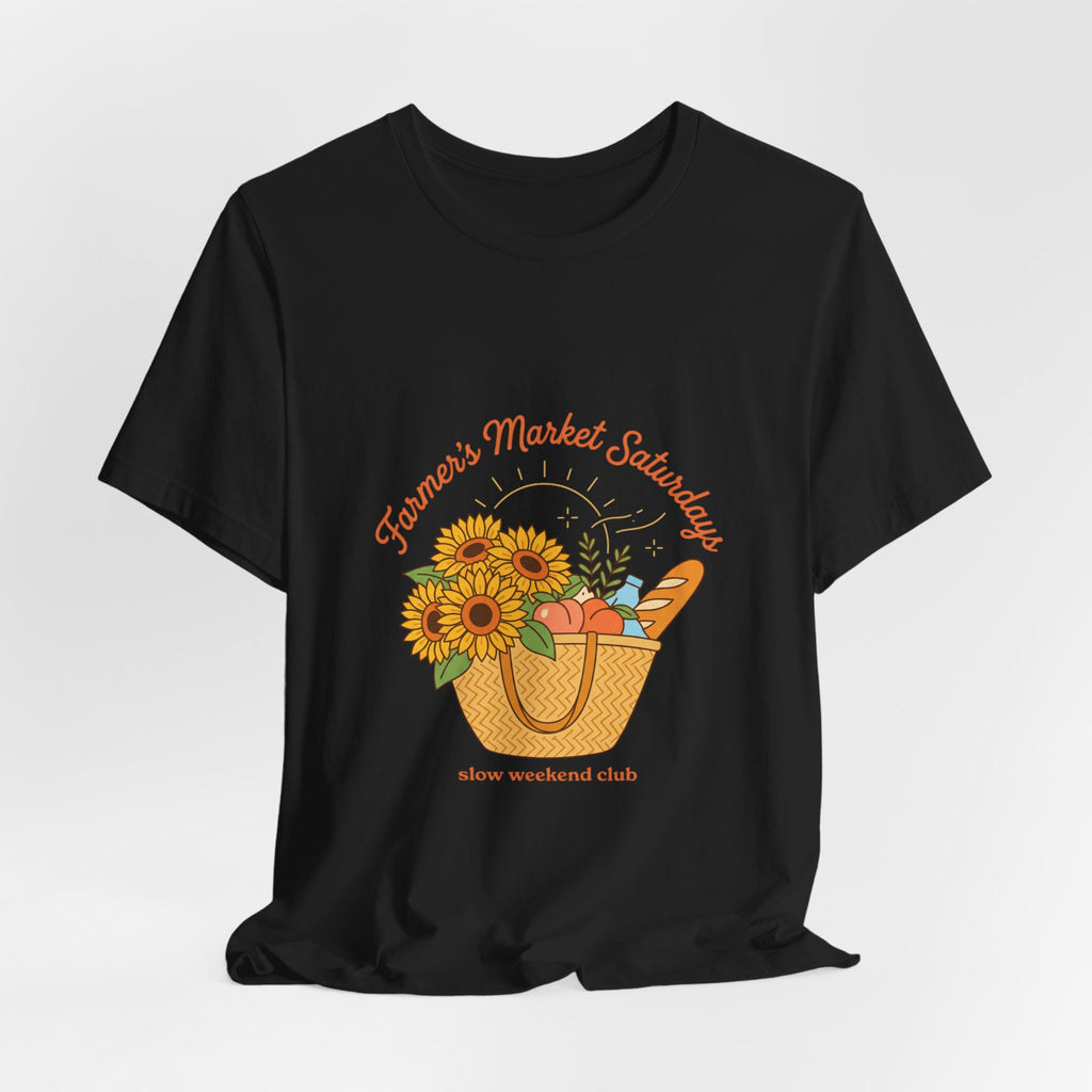 Farmers Market Basket Tee | summer aesthetic, hand-drawn coastal vibes
