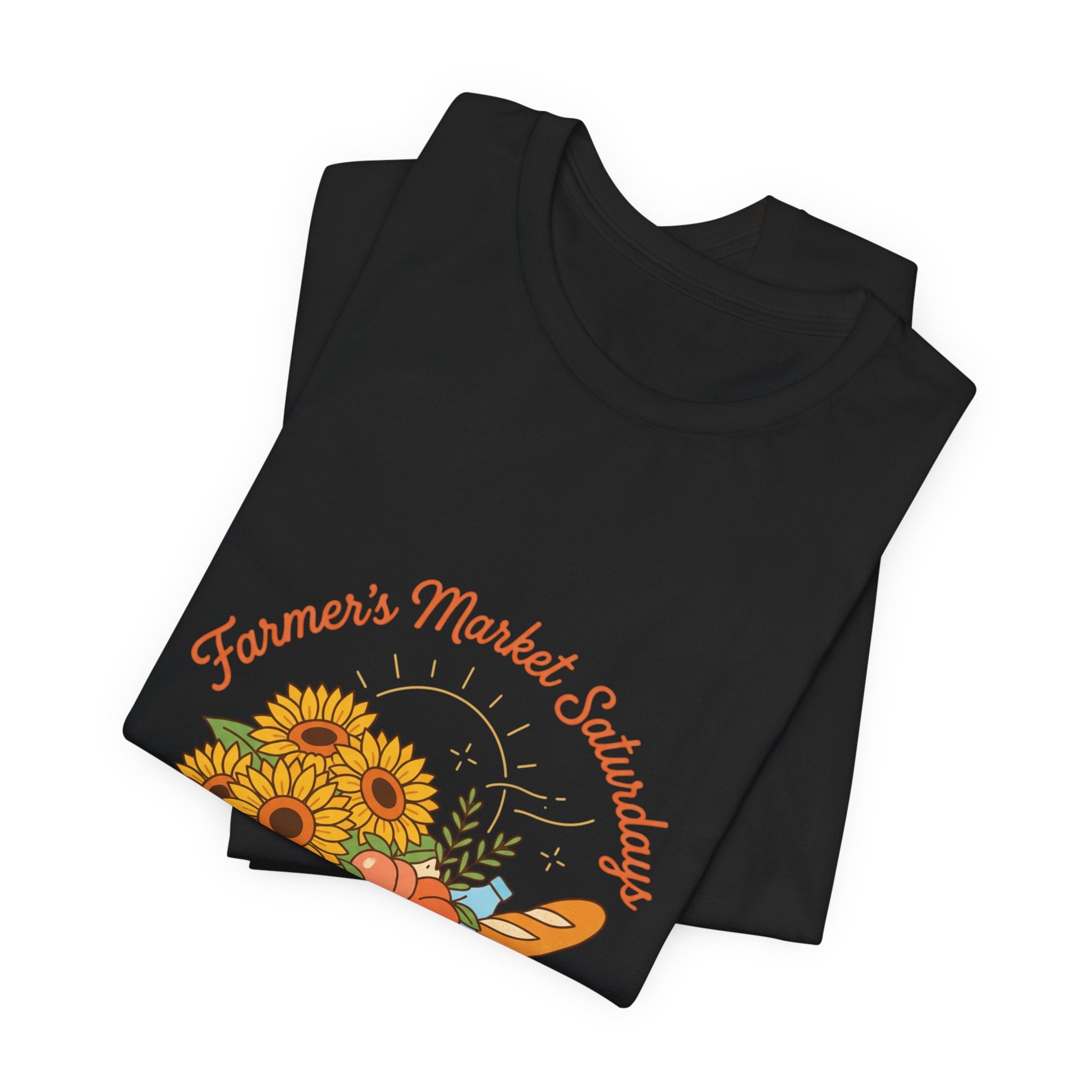 Farmers Market Basket Tee | summer aesthetic, hand-drawn coastal vibes