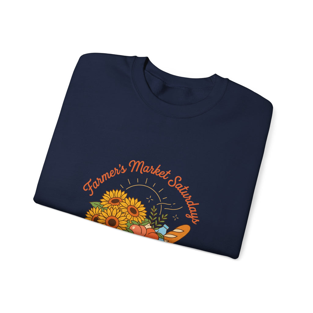 Farmers Market Sunflowers Sweatshirt | summer aesthetic, pastel coastal vibes