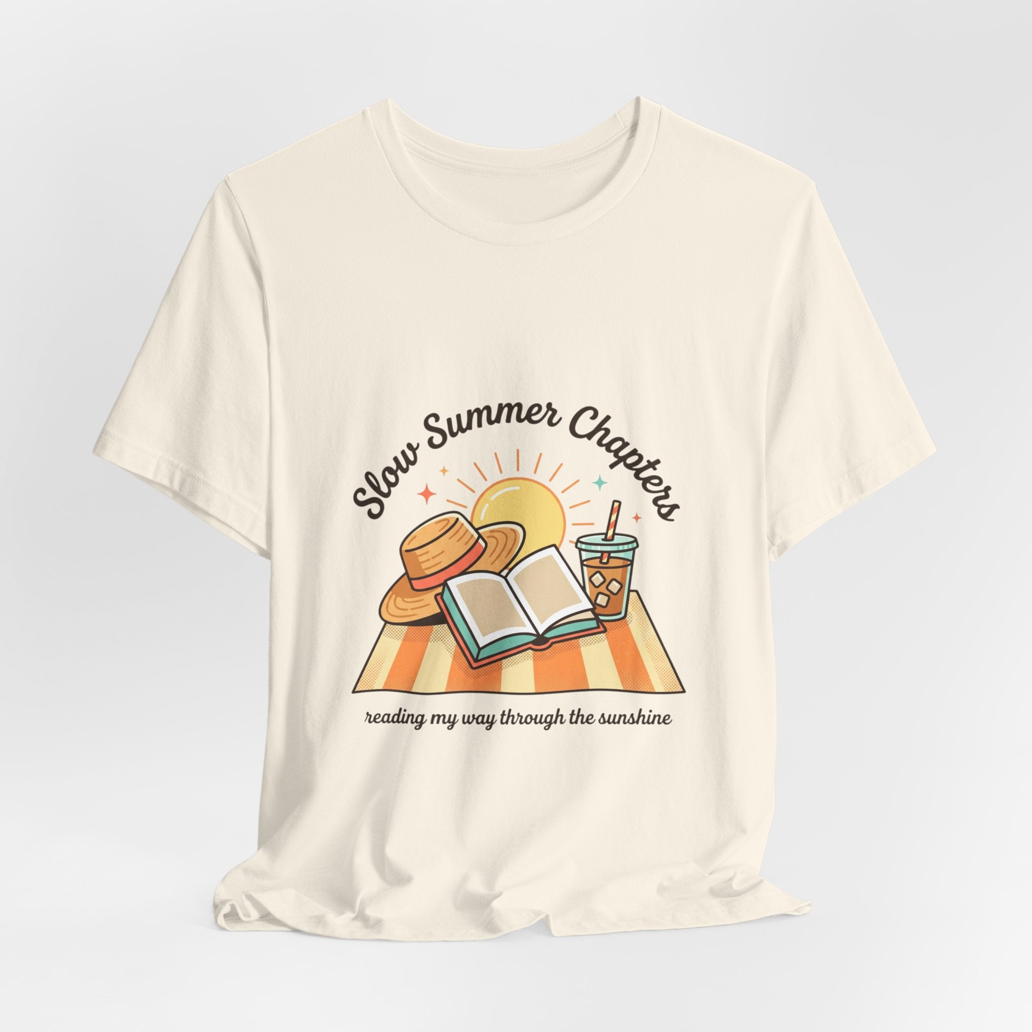 Slow Summer Chapters T-Shirt | summer aesthetic, pastel coastal vibes