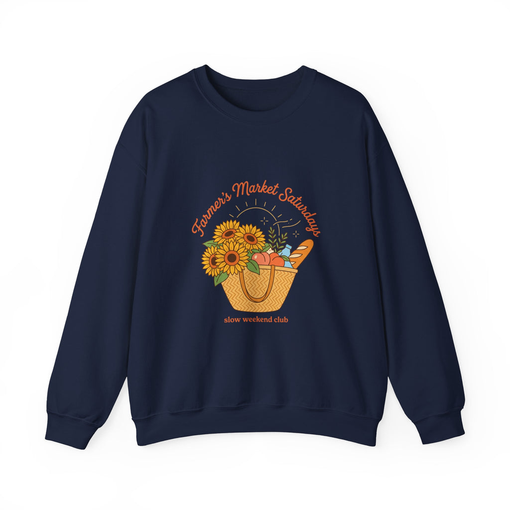 Farmers Market Sunflowers Sweatshirt | summer aesthetic, pastel coastal vibes