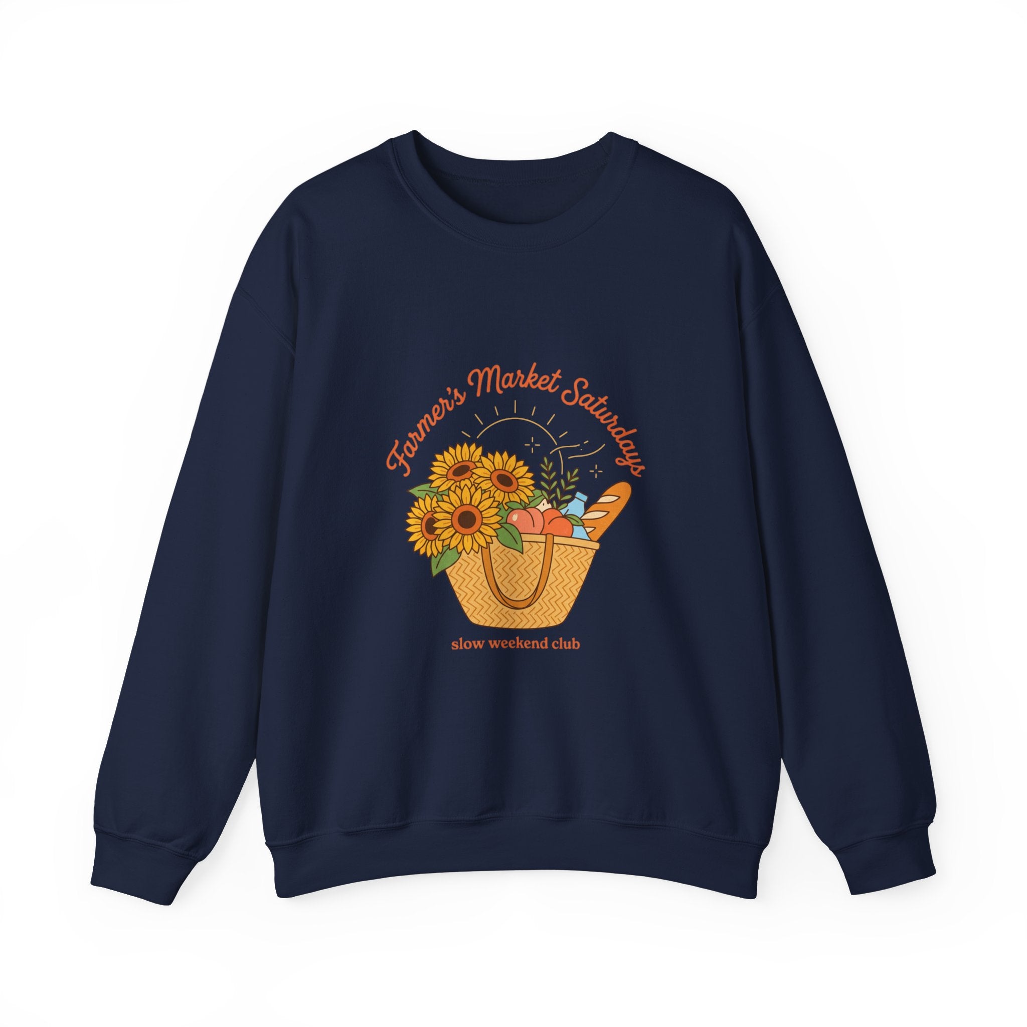 Farmers Market Sunflowers Sweatshirt | summer aesthetic, pastel coastal vibes