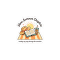 Slow Summer Chapters Sticker | summer aesthetic, hand-drawn pastel coastal vibes