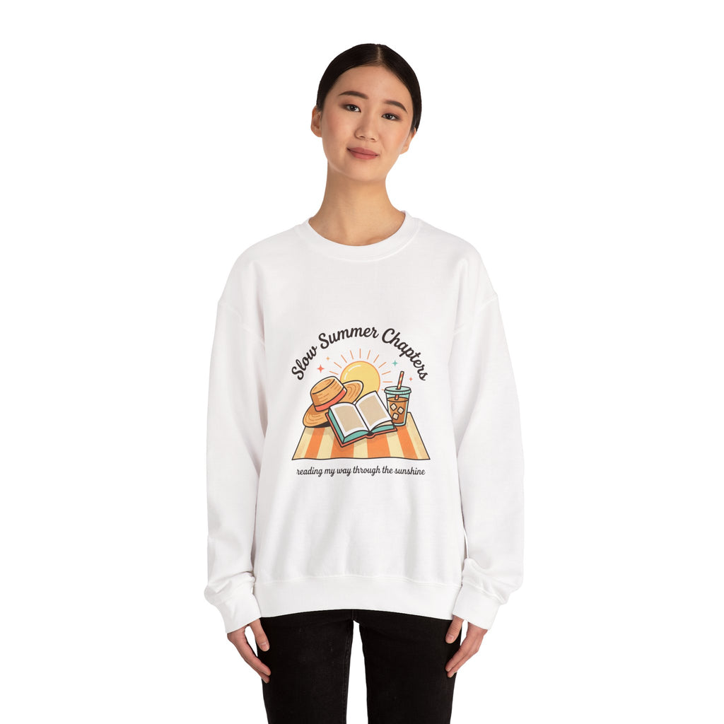 Slow Summer Chapters Sweatshirt | summer aesthetic, pastel coastal vibes