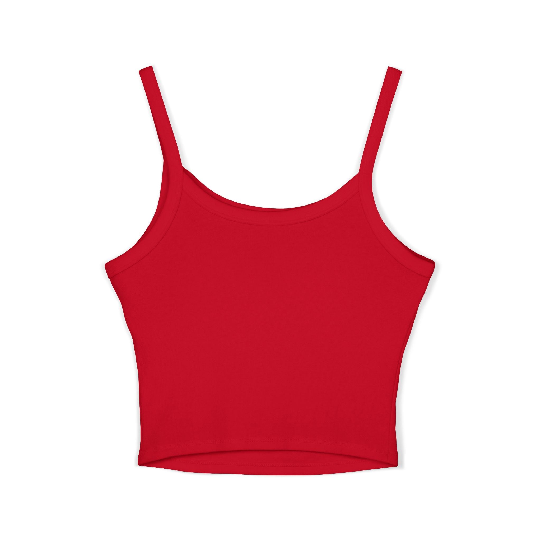 Sarcasm University Crop Tank Top — Retro Palm Beach Graphic Spaghetti Strap