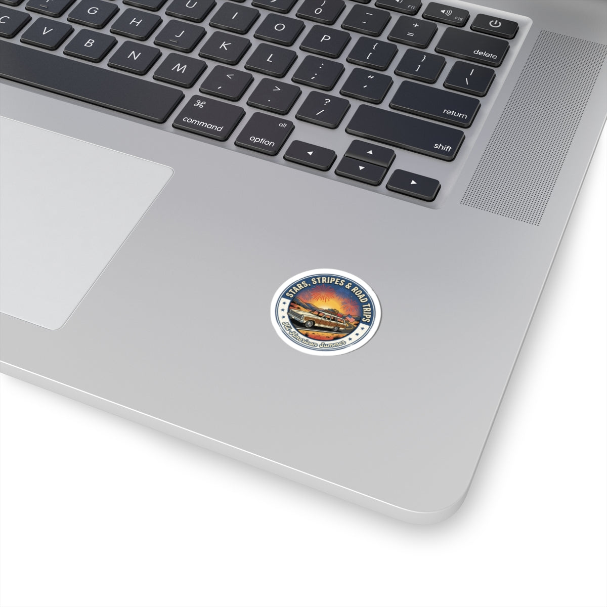 All-American Road Trip Kiss-Cut Stickers | vintage USA, red white blue