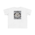 Stay Pawsitive Toddler T‑Shirt — Cute Dog Graphic Tee for Kids