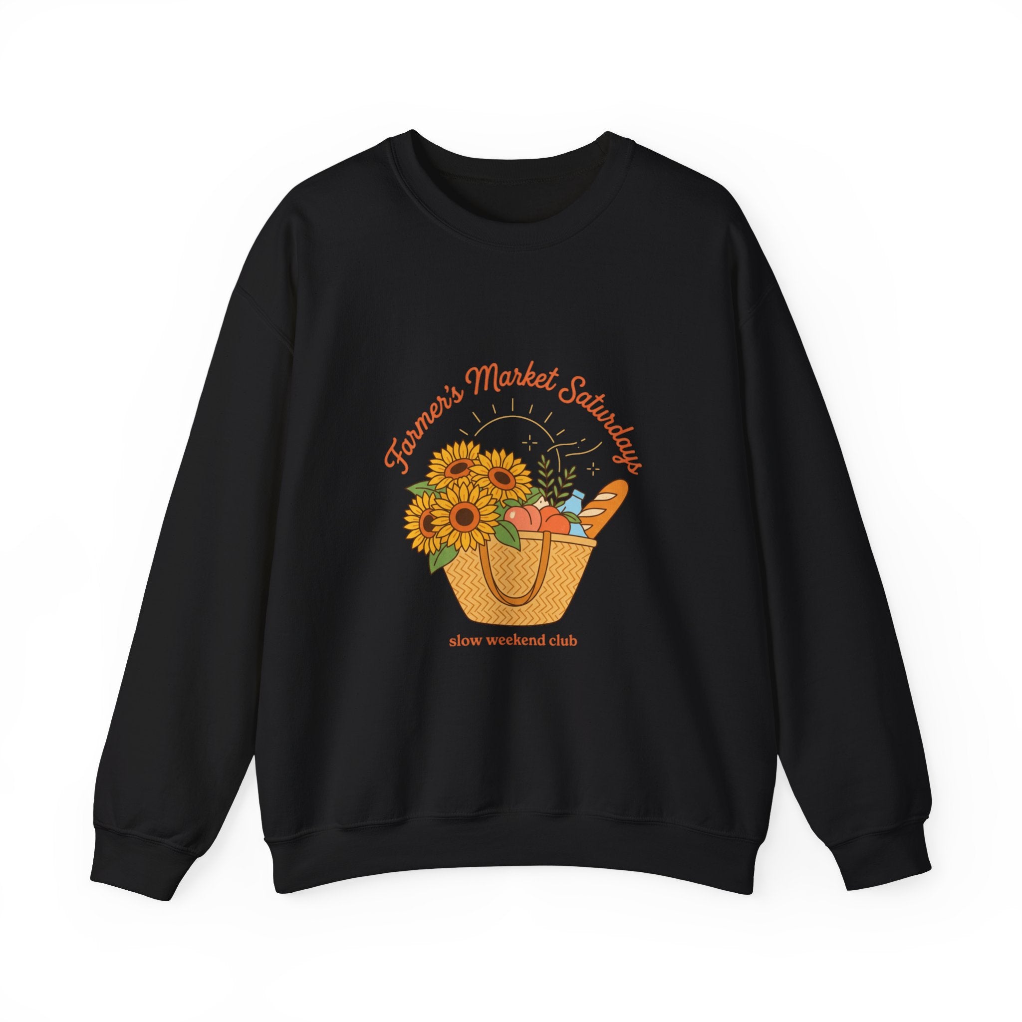 Farmers Market Sunflowers Sweatshirt | summer aesthetic, pastel coastal vibes