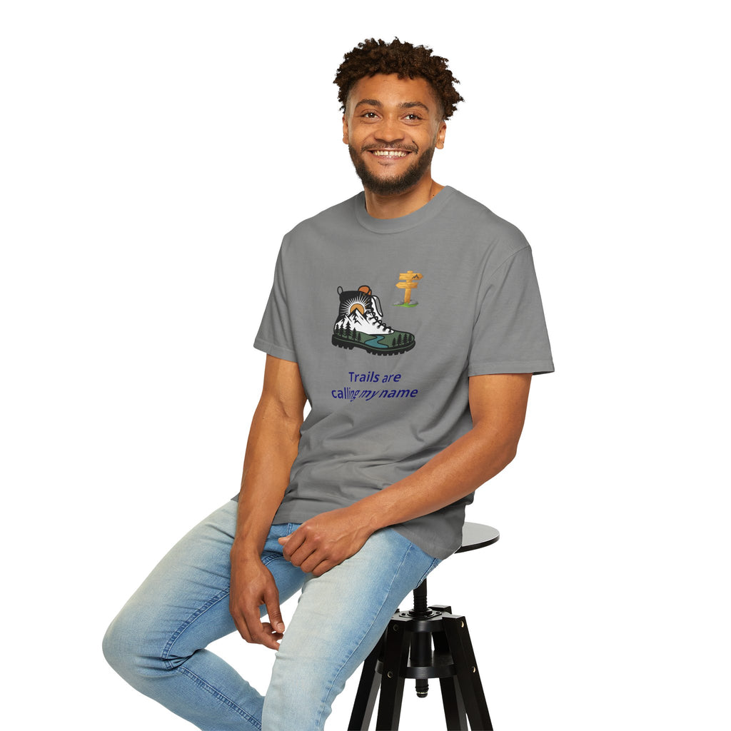 Trails Are Calling T-Shirt — Outdoor Enthusiast Hiking Tee