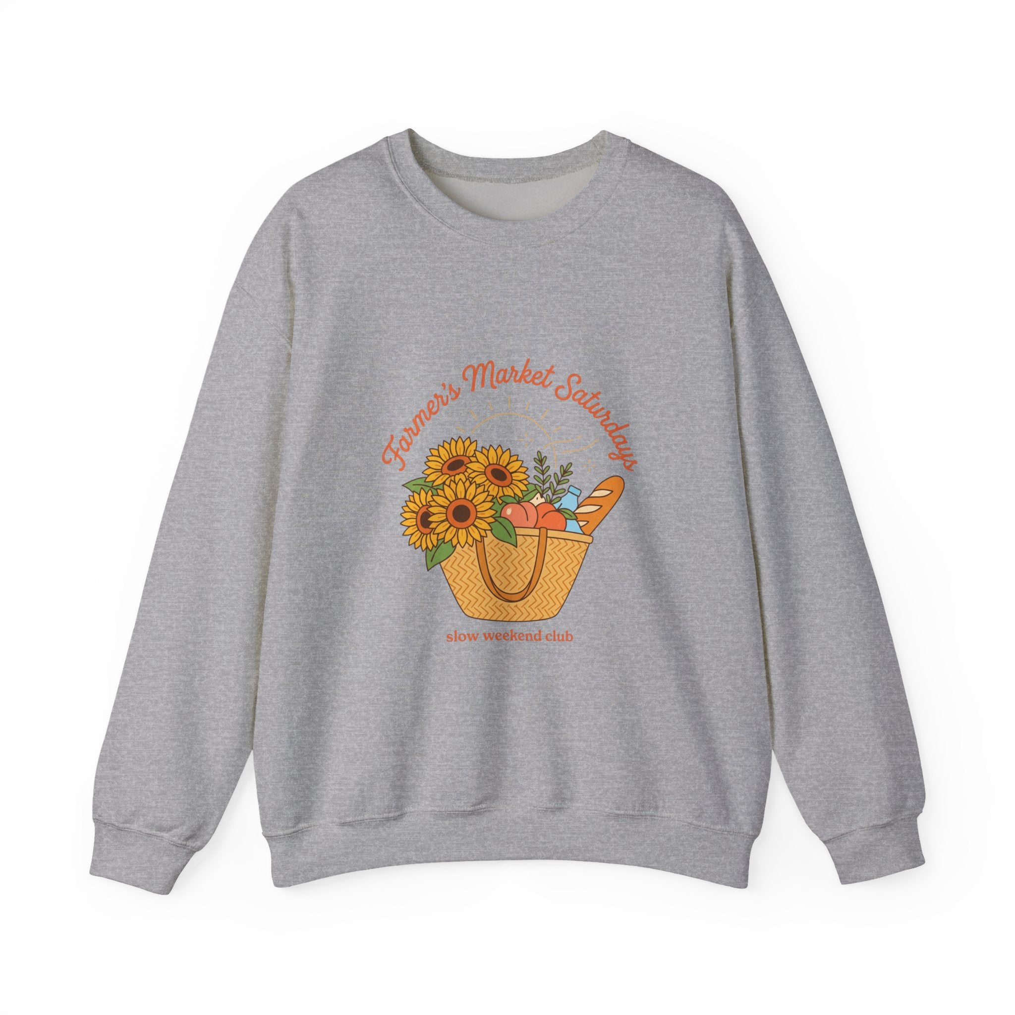 Farmers Market Sunflowers Sweatshirt | summer aesthetic, pastel coastal vibes