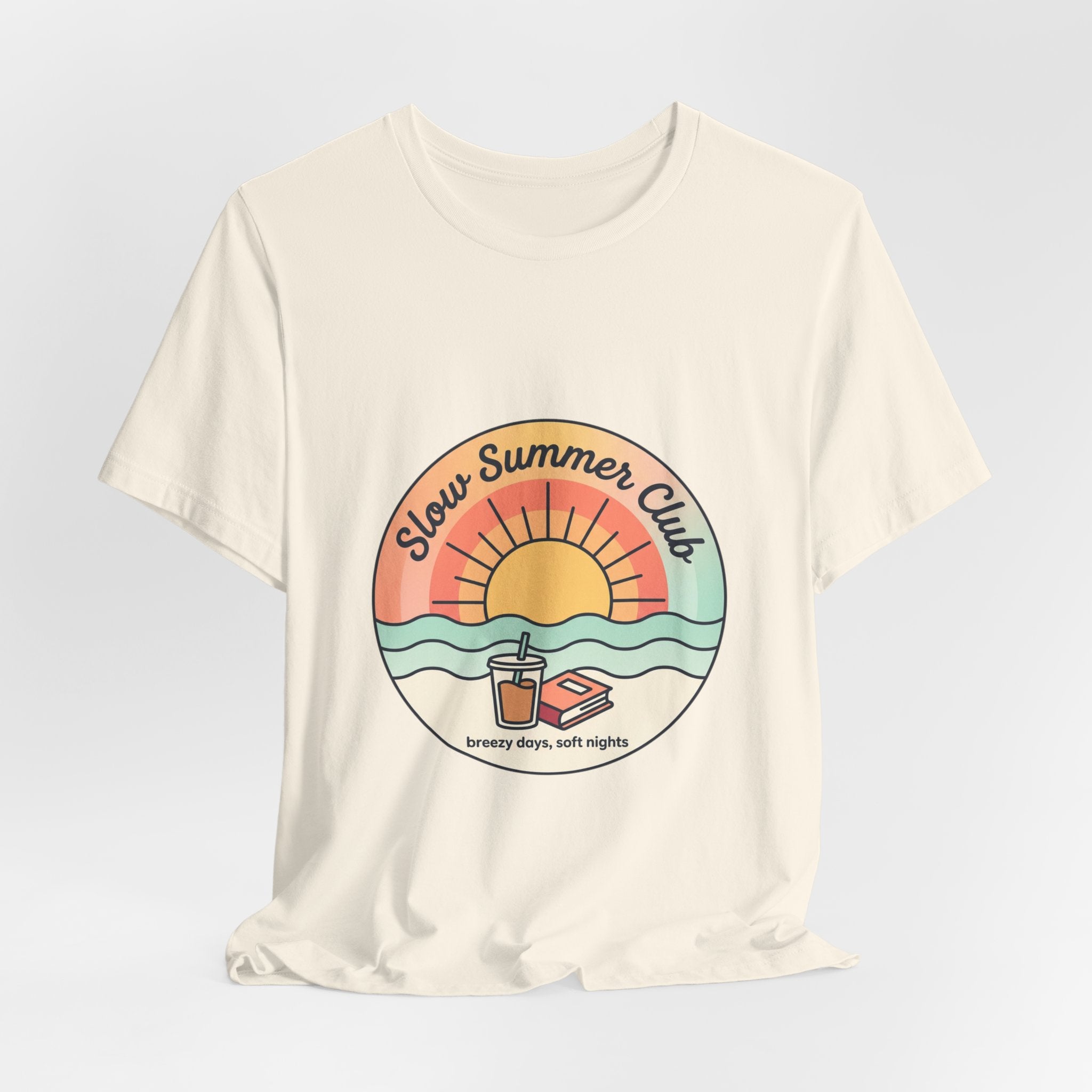 Slow Summer Club Tee | summer aesthetic, coastal vibes