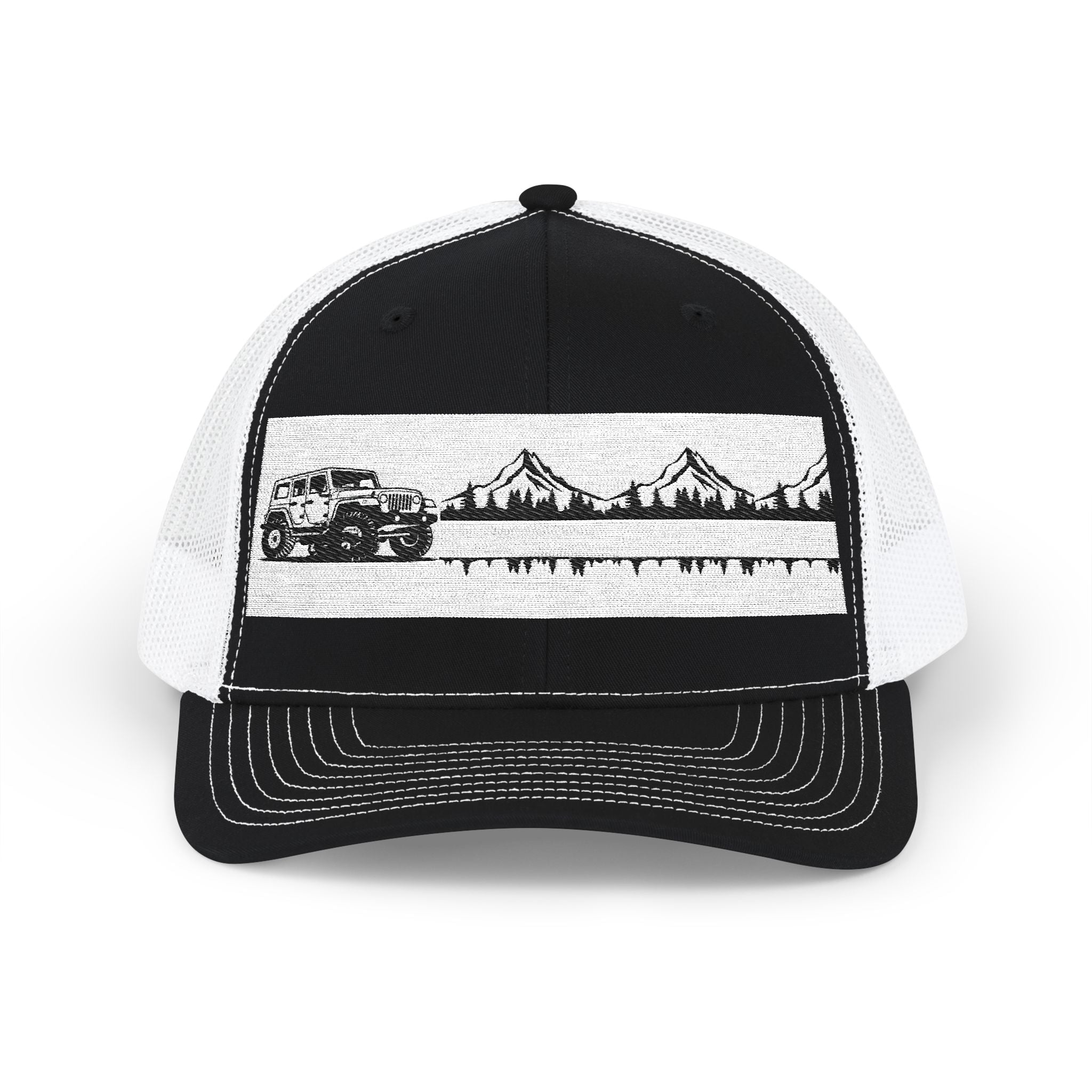 Mountain Off-Road Truck Snapback Trucker Hat