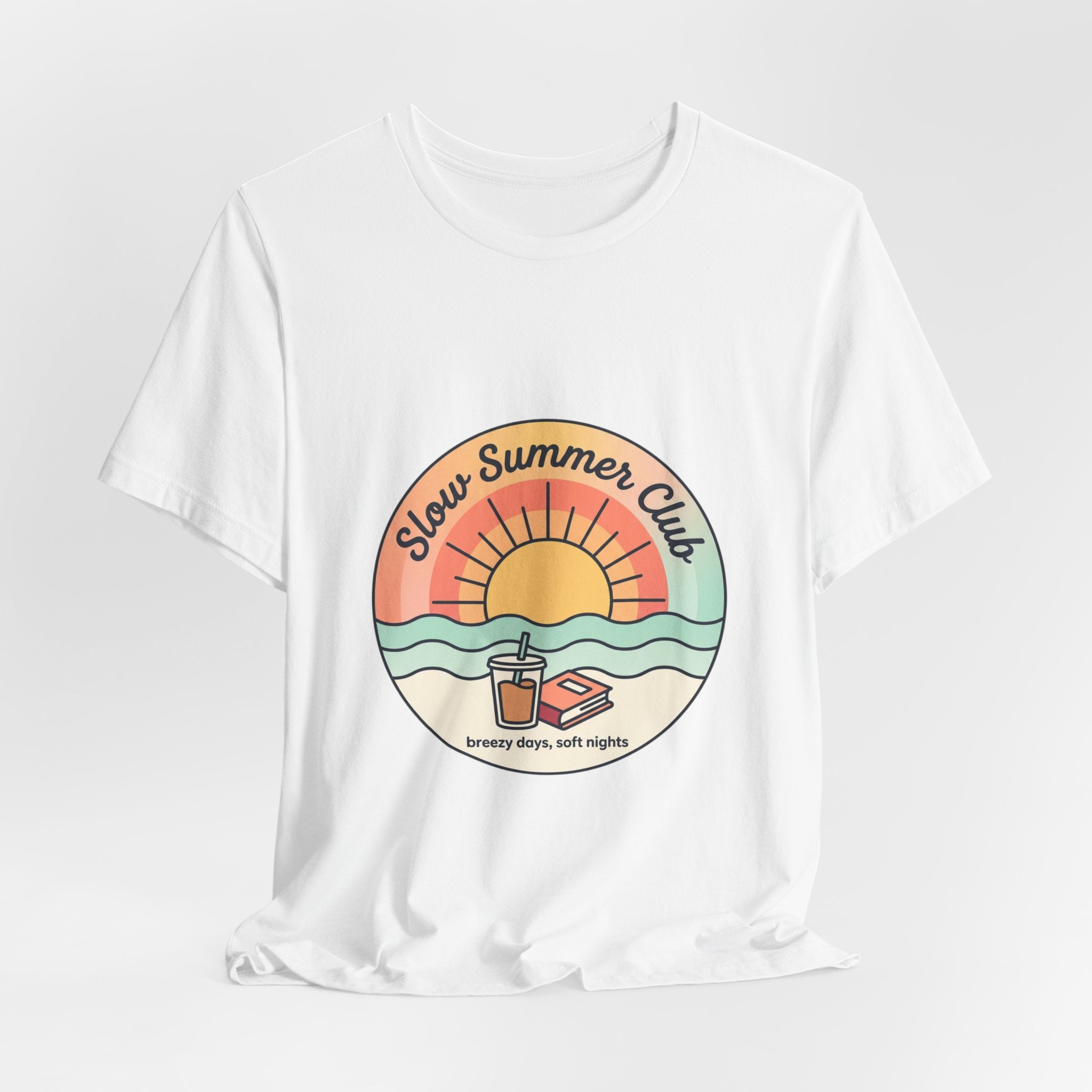 Slow Summer Club Tee | summer aesthetic, coastal vibes