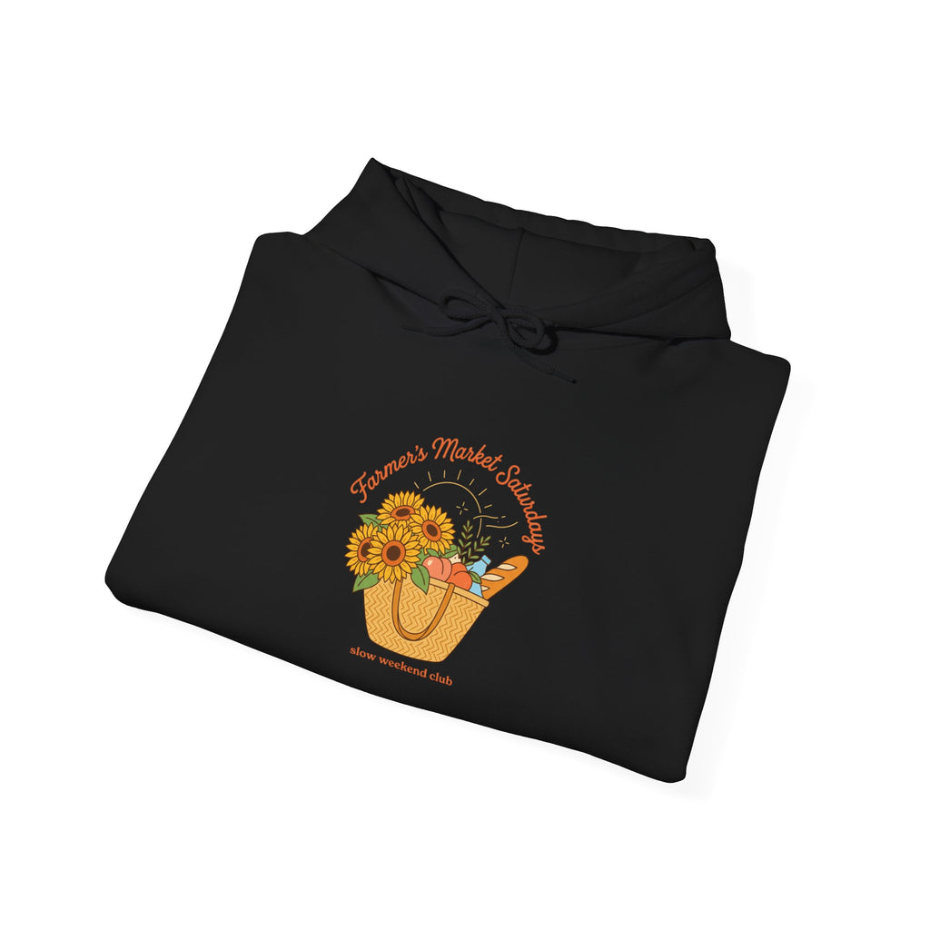 Sunflower Market Tote Hoodie | summer aesthetic, pastel coastal vibes