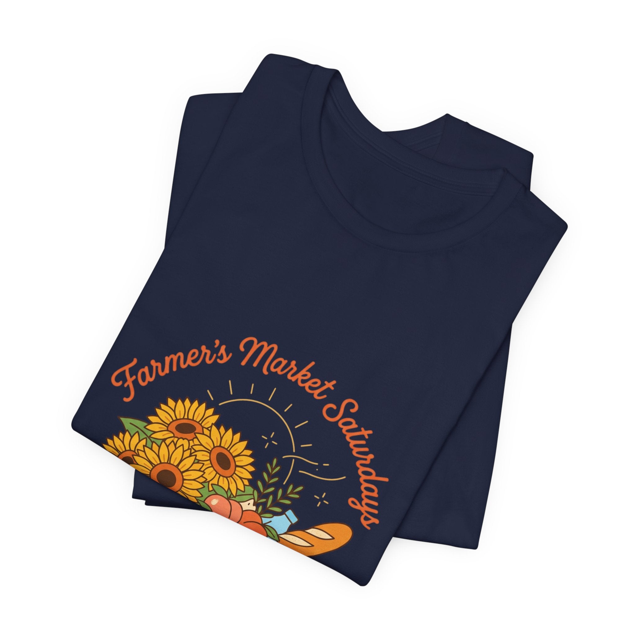Farmers Market Basket Tee | summer aesthetic, hand-drawn coastal vibes