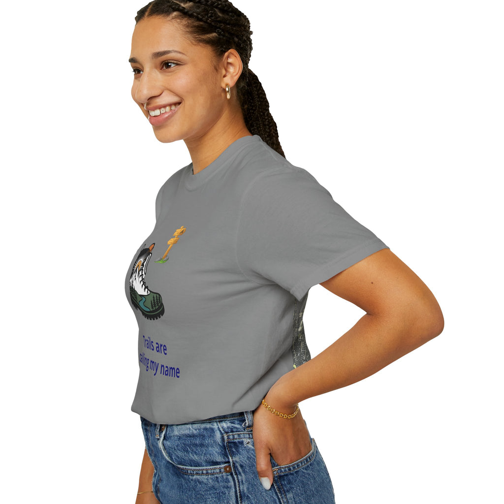 Trails Are Calling T-Shirt — Outdoor Enthusiast Hiking Tee