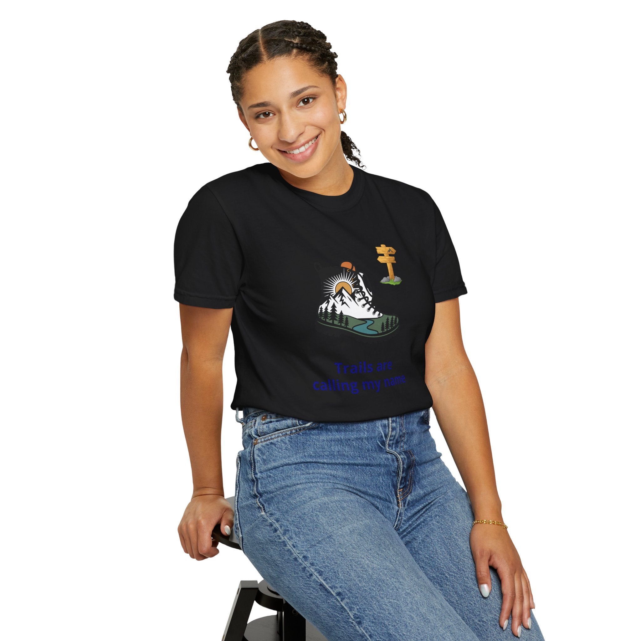 Trails Are Calling T-Shirt — Outdoor Enthusiast Hiking Tee