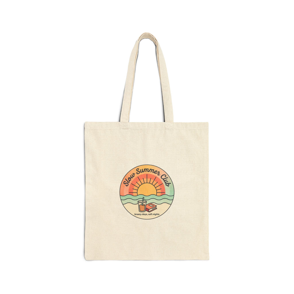 Sunny Retro Beach Graphic Tote | summer aesthetic, coastal vibes