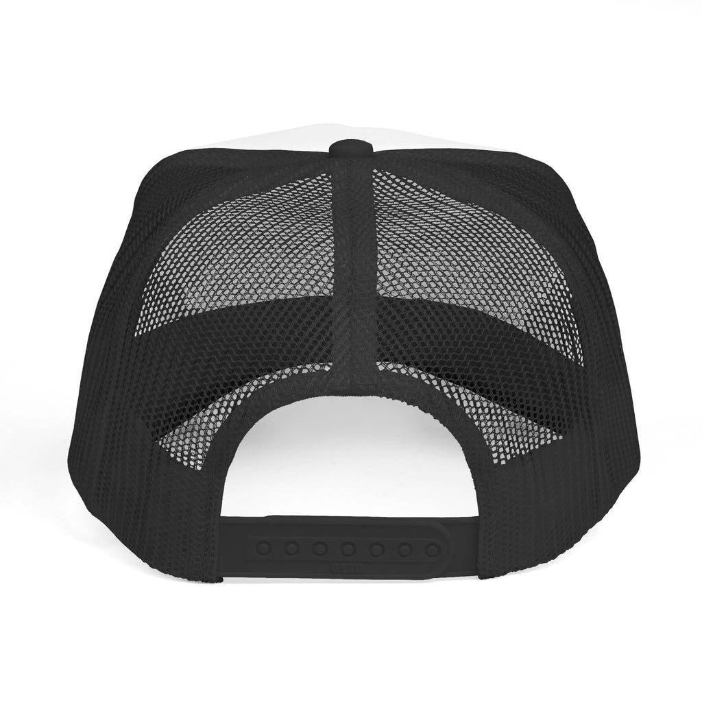 Trucker Cap — 'The Hunt Is On' Vintage Mountain Hunting Mesh Hat
