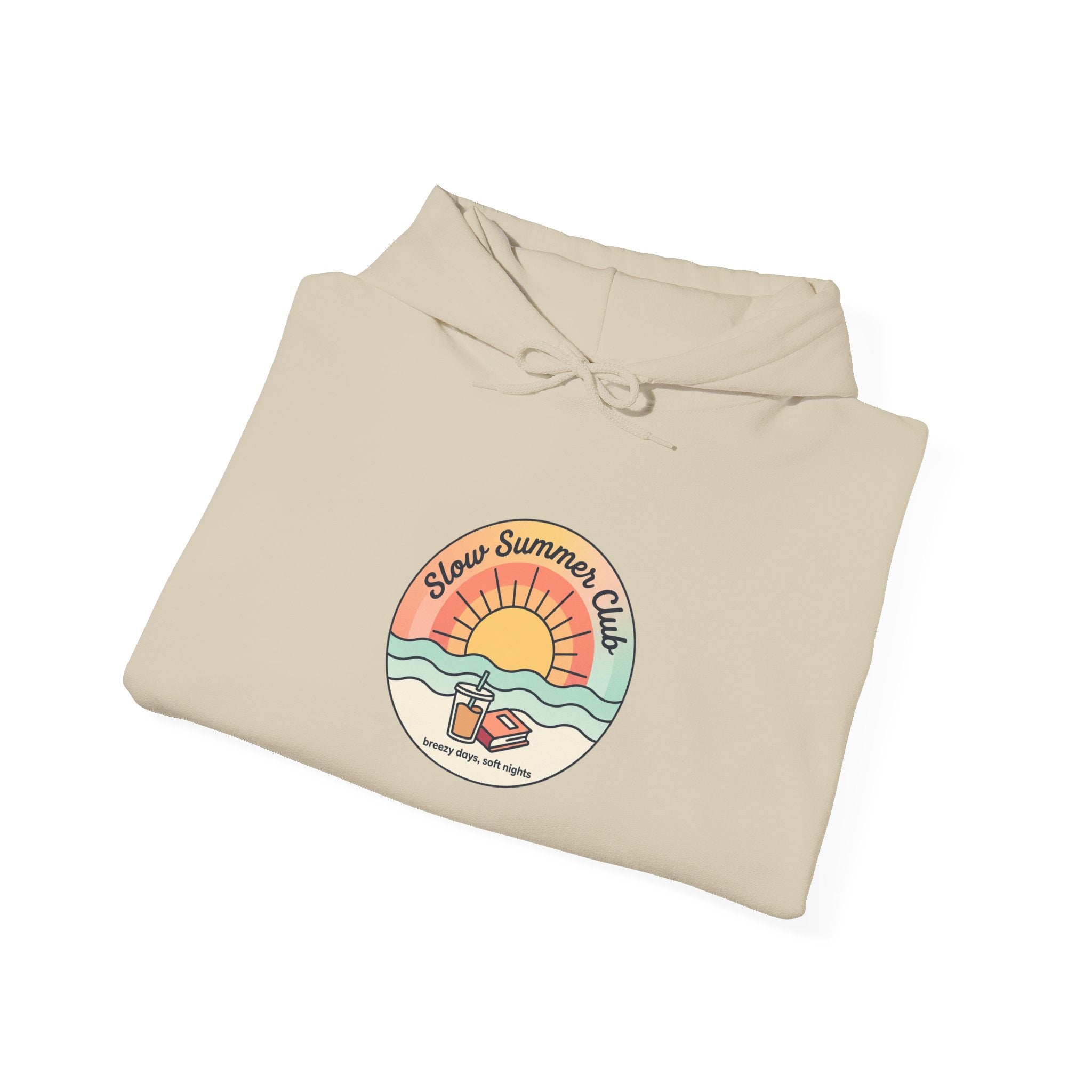 Sunset Coastal Patch Hoodie | summer aesthetic, pastel retro