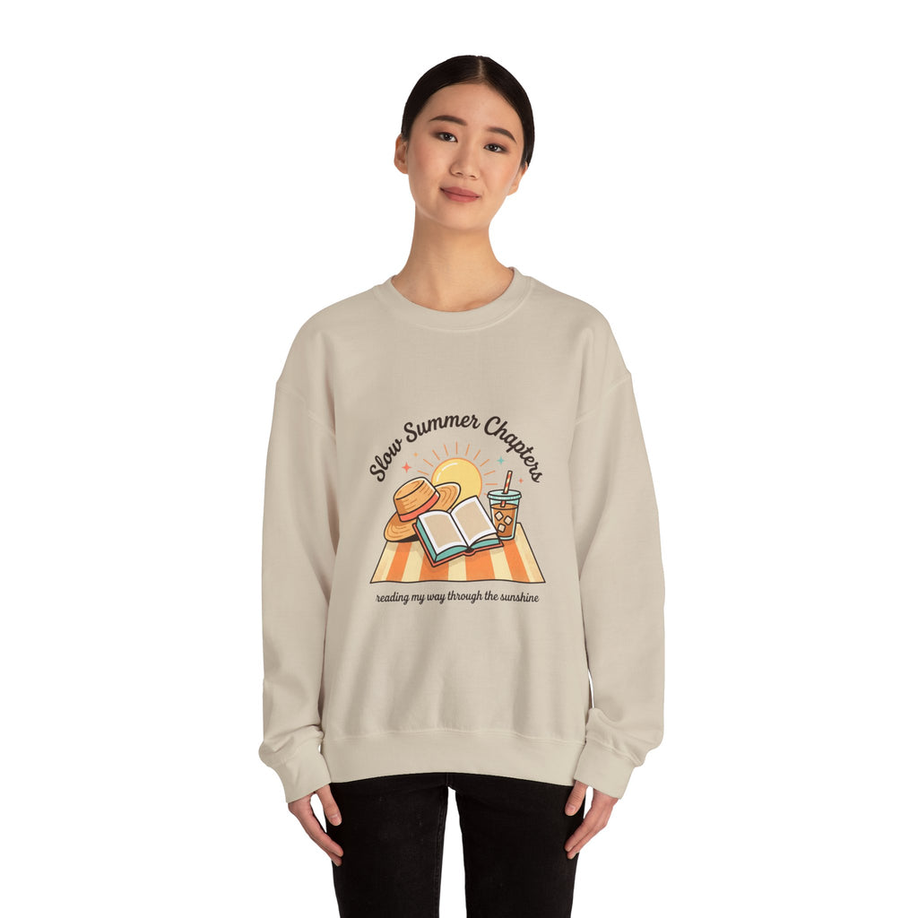 Slow Summer Chapters Sweatshirt | summer aesthetic, pastel coastal vibes