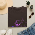 Wine Not? T-Shirt — Minimal Line Art Wine Glass Tee