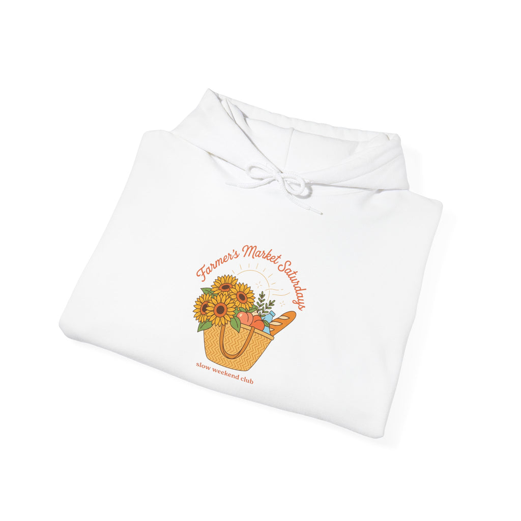 Sunflower Market Tote Hoodie | summer aesthetic, pastel coastal vibes