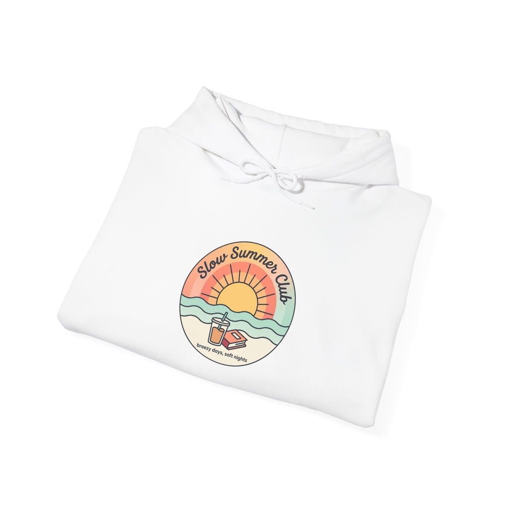 Sunset Coastal Patch Hoodie | summer aesthetic, pastel retro