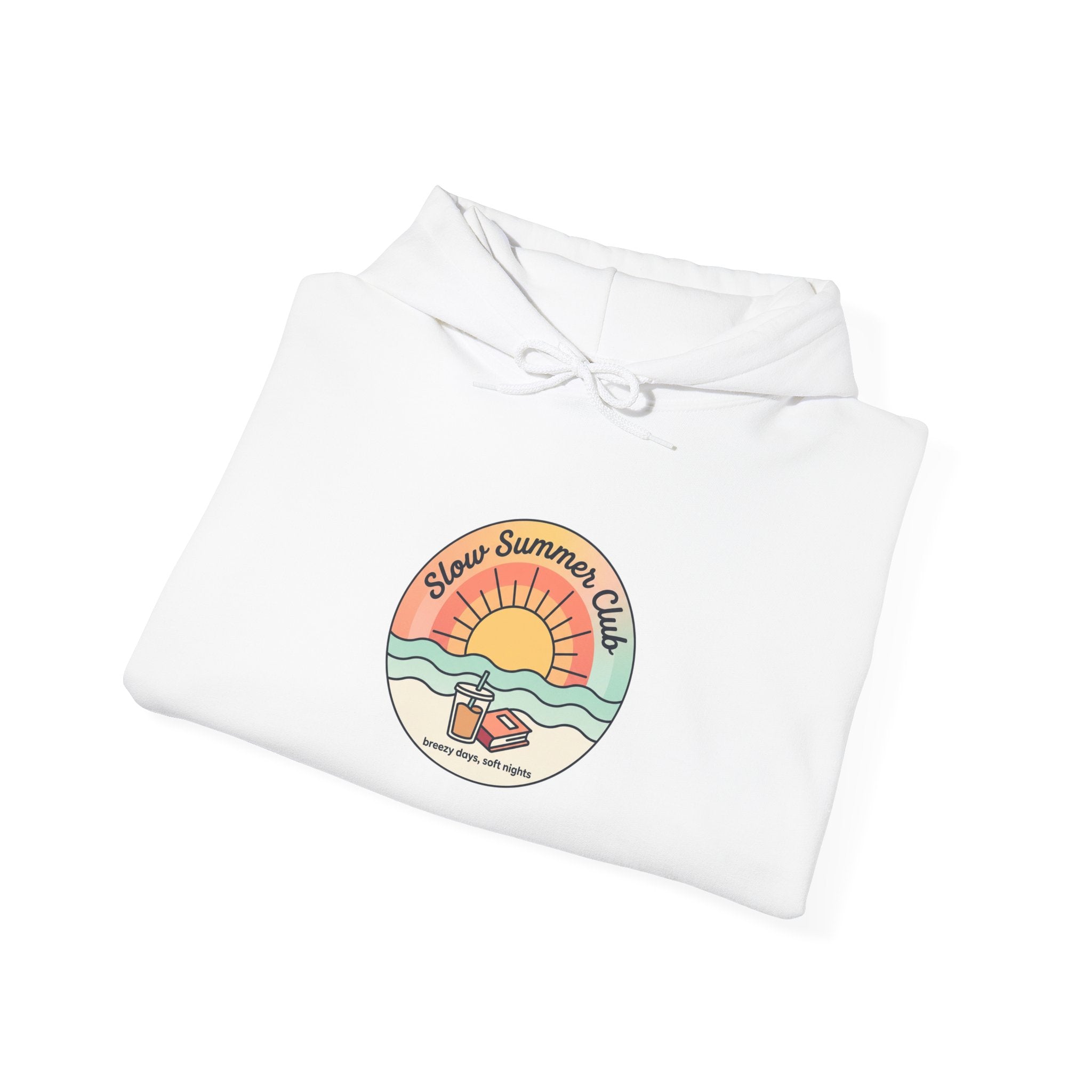 Sunset Coastal Patch Hoodie | summer aesthetic, pastel retro